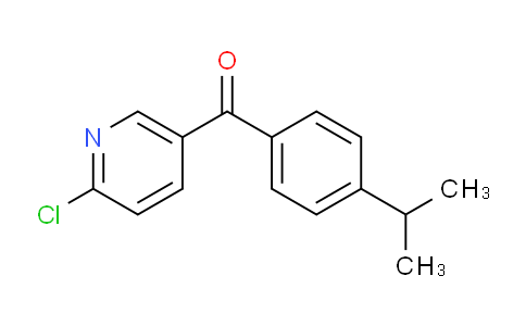CAS No. 1187169-32-9, (6-Chloropyridin-3-yl)(4-isopropylphenyl)methanone