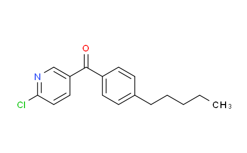 CAS No. 1187169-42-1, (6-Chloropyridin-3-yl)(4-pentylphenyl)methanone