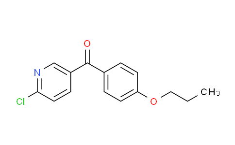 CAS No. 1187169-61-4, (6-Chloropyridin-3-yl)(4-propoxyphenyl)methanone