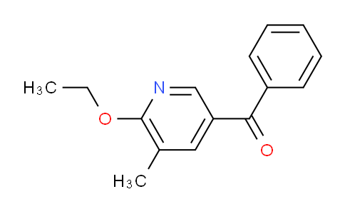 CAS No. 1355216-39-5, (6-Ethoxy-5-methylpyridin-3-yl)(phenyl)methanone