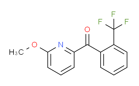 CAS No. 1187165-94-1, (6-Methoxypyridin-2-yl)(2-(trifluoromethyl)phenyl)methanone