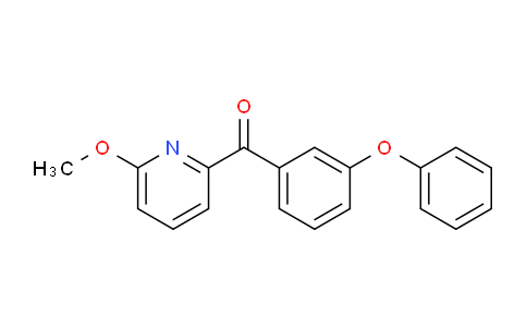 CAS No. 1187167-88-9, (6-Methoxypyridin-2-yl)(3-phenoxyphenyl)methanone