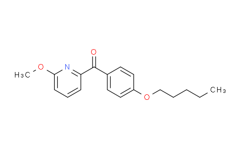 CAS No. 1187171-44-3, (6-Methoxypyridin-2-yl)(4-(pentyloxy)phenyl)methanone