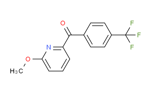 CAS No. 1187167-65-2, (6-Methoxypyridin-2-yl)(4-(trifluoromethyl)phenyl)methanone