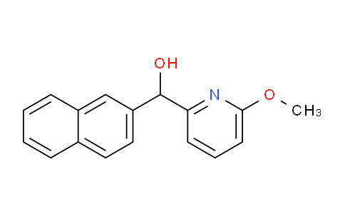 CAS No. 1443349-07-2, (6-Methoxypyridin-2-yl)(naphthalen-2-yl)methanol