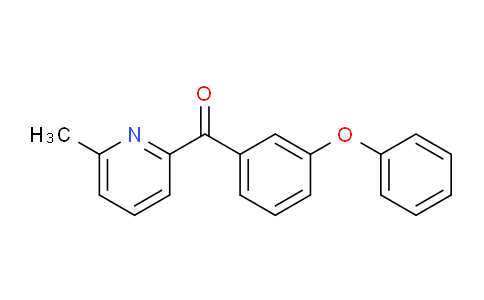 CAS No. 1187164-38-0, (6-Methylpyridin-2-yl)(3-phenoxyphenyl)methanone