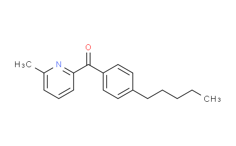 CAS No. 1187168-75-7, (6-Methylpyridin-2-yl)(4-pentylphenyl)methanone