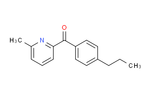 CAS No. 1187168-73-5, (6-Methylpyridin-2-yl)(4-propylphenyl)methanone