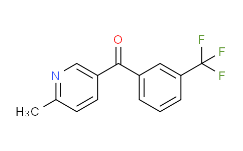 CAS No. 1187166-93-3, (6-Methylpyridin-3-yl)(3-(trifluoromethyl)phenyl)methanone