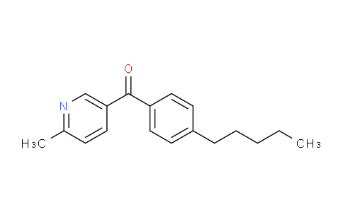 CAS No. 1187171-83-0, (6-Methylpyridin-3-yl)(4-pentylphenyl)methanone