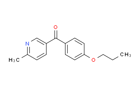 CAS No. 1187164-28-8, (6-Methylpyridin-3-yl)(4-propoxyphenyl)methanone