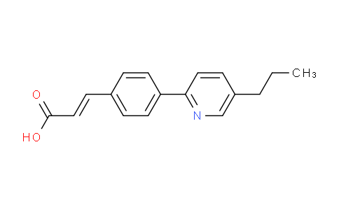 CAS No. 302602-33-1, (E)-3-(4-(5-Propylpyridin-2-yl)phenyl)acrylic acid