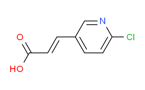 CAS No. 118420-00-1, (E)-3-(6-Chloropyridin-3-yl)acrylic acid
