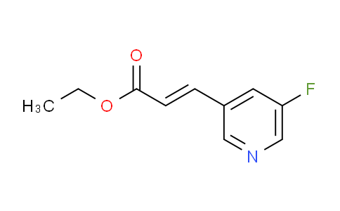 CAS No. 1956426-46-2, (E)-Ethyl 3-(5-fluoropyridin-3-yl)acrylate