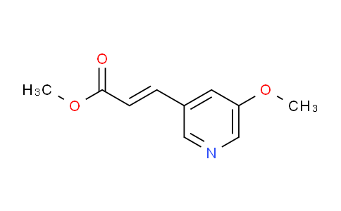 CAS No. 1233560-96-7, (E)-Methyl 3-(5-methoxypyridin-3-yl)acrylate