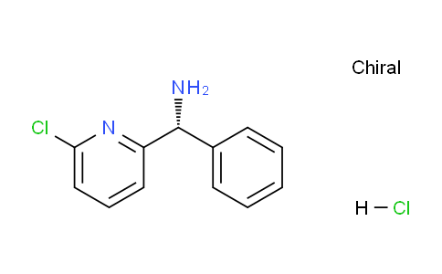 CAS No. 1263094-80-9, (R)-(6-Chloropyridin-2-yl)(phenyl)methanamine hydrochloride