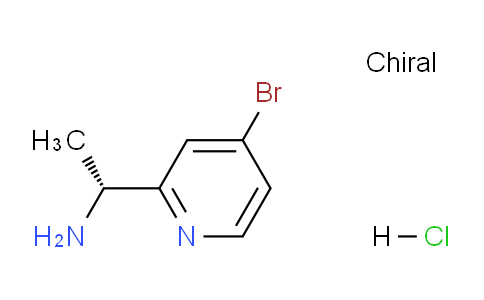CAS No. 1213368-93-4, (R)-1-(4-Bromopyridin-2-yl)ethanamine hydrochloride