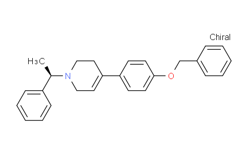 CAS No. 257928-43-1, (R)-4-(4-(Benzyloxy)phenyl)-1-(1-phenylethyl)-1,2,3,6-tetrahydropyridine