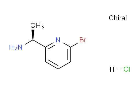 CAS No. 1415303-42-2, (S)-1-(6-Bromopyridin-2-yl)ethanamine hydrochloride