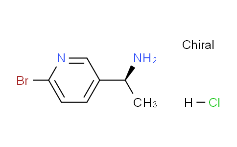 CAS No. 1263078-05-2, (S)-1-(6-Bromopyridin-3-yl)ethanamine hydrochloride
