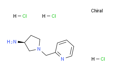 CAS No. 169452-32-8, (S)-1-(Pyridin-2-ylmethyl)pyrrolidin-3-amine trihydrochloride