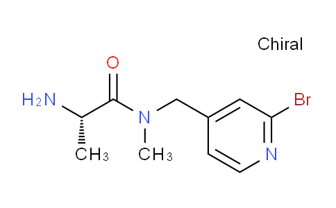 CAS No. 1354008-27-7, (S)-2-Amino-N-((2-bromopyridin-4-yl)methyl)-N-methylpropanamide