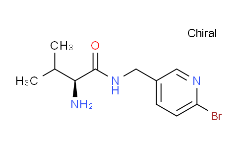 CAS No. 1354017-37-0, (S)-2-Amino-N-((6-bromopyridin-3-yl)methyl)-3-methylbutanamide