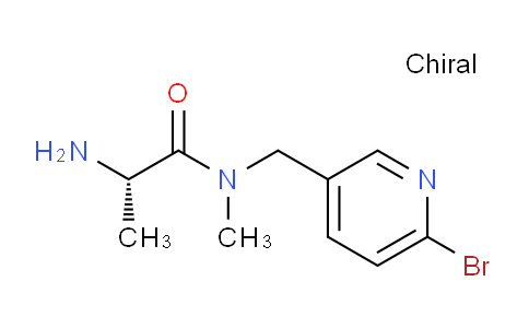 CAS No. 1354008-79-9, (S)-2-Amino-N-((6-bromopyridin-3-yl)methyl)-N-methylpropanamide