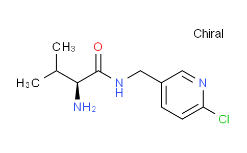 CAS No. 1353997-09-7, (S)-2-Amino-N-((6-chloropyridin-3-yl)methyl)-3-methylbutanamide