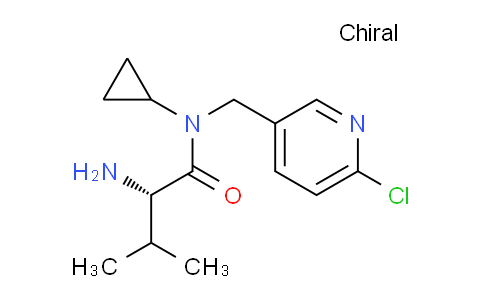 CAS No. 1354001-67-4, (S)-2-Amino-N-((6-chloropyridin-3-yl)methyl)-N-cyclopropyl-3-methylbutanamide