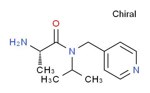 CAS No. 1353996-08-3, (S)-2-Amino-N-isopropyl-N-(pyridin-4-ylmethyl)propanamide