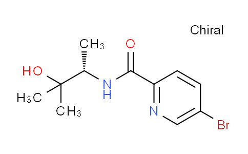 CAS No. 1956435-64-5, (S)-5-Bromo-N-(3-hydroxy-3-methylbutan-2-yl)picolinamide