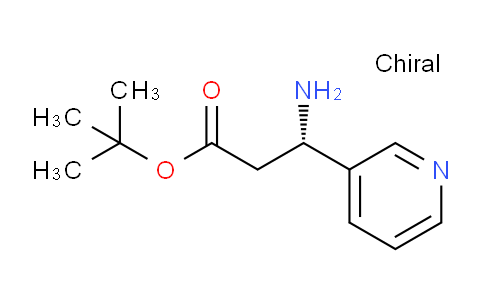 CAS No. 181517-93-1, (S)-tert-Butyl 3-amino-3-(pyridin-3-yl)propanoate