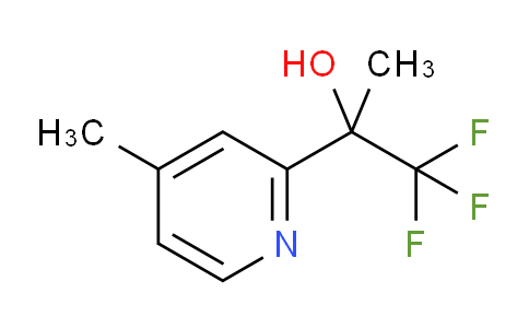 CAS No. 1396893-43-8, 1,1,1-Trifluoro-2-(4-methylpyridin-2-yl)propan-2-ol