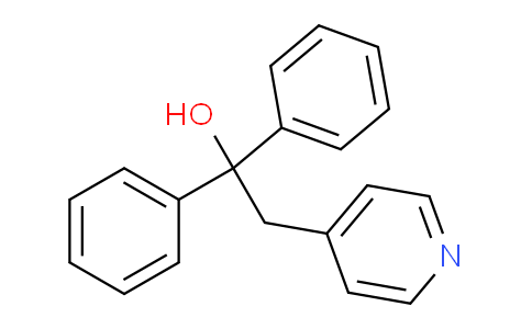 CAS No. 3197-49-7, 1,1-Diphenyl-2-(pyridin-4-yl)ethanol