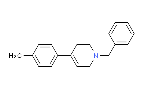 CAS No. 13314-67-5, 1,2,3,6-Tetrahydro-4-(4-methylphenyl)-1-(phenylmethyl)pyridine