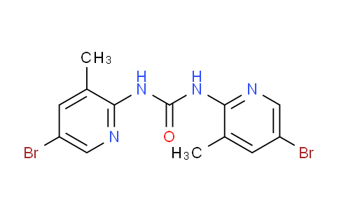 CAS No. 1263208-76-9, 1,3-Bis(5-bromo-3-methylpyridin-2-yl)urea