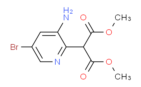 CAS No. 1373233-26-1, 1,3-Dimethyl 2-(3-amino-5-bromopyridin-2-yl)propanedioate