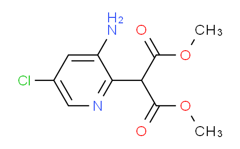 CAS No. 1373233-02-3, 1,3-Dimethyl 2-(3-amino-5-chloropyridin-2-yl)propanedioate