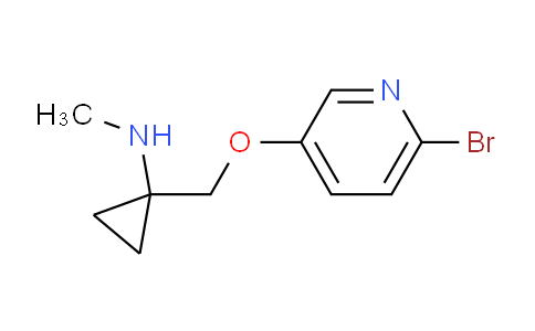 CAS No. 959957-77-8, 1-(((6-Bromopyridin-3-yl)oxy)methyl)-N-methylcyclopropanamine