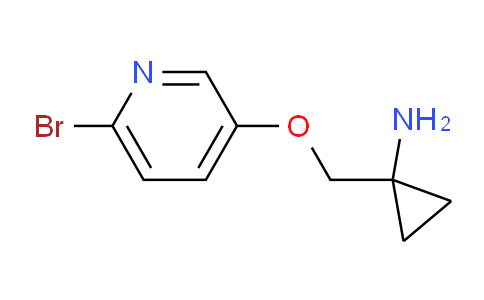 CAS No. 959957-88-1, 1-(((6-Bromopyridin-3-yl)oxy)methyl)cyclopropanamine