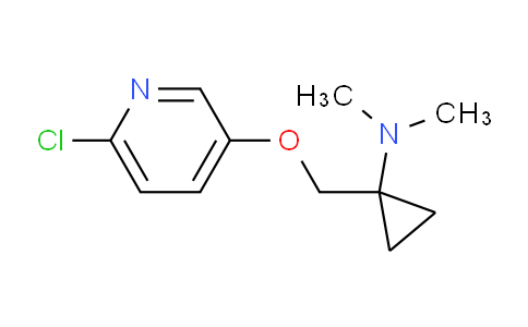 CAS No. 959908-39-5, 1-(((6-Chloropyridin-3-yl)oxy)methyl)-N,N-dimethylcyclopropanamine