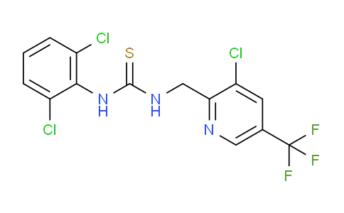 CAS No. 326815-32-1, 1-((3-Chloro-5-(trifluoromethyl)pyridin-2-yl)methyl)-3-(2,6-dichlorophenyl)thiourea