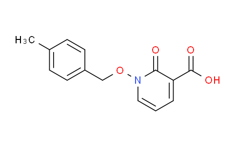 CAS No. 1226083-24-4, 1-((4-Methylbenzyl)oxy)-2-oxo-1,2-dihydropyridine-3-carboxylic acid