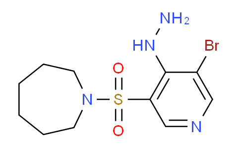 CAS No. 1352517-27-1, 1-((5-Bromo-4-hydrazinylpyridin-3-yl)sulfonyl)azepane
