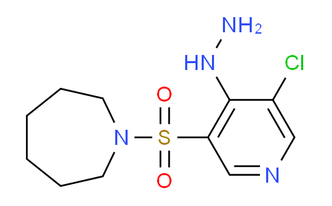 CAS No. 1352507-39-1, 1-((5-Chloro-4-hydrazinylpyridin-3-yl)sulfonyl)azepane