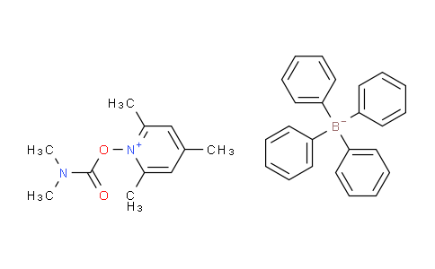 CAS No. 308125-00-0, 1-((Dimethylcarbamoyl)oxy)-2,4,6-trimethylpyridin-1-ium tetraphenylborate
