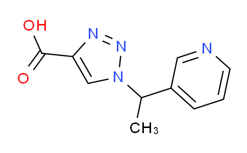 CAS No. 1437432-72-8, 1-(1-(Pyridin-3-yl)ethyl)-1H-1,2,3-triazole-4-carboxylic acid