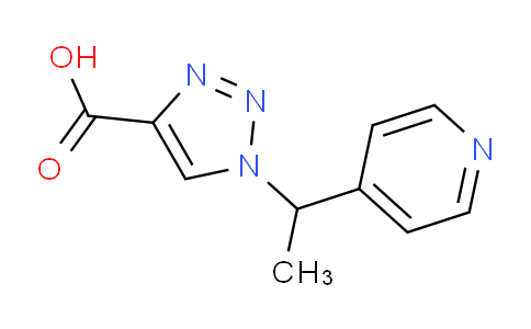 CAS No. 1437433-09-4, 1-(1-(Pyridin-4-yl)ethyl)-1H-1,2,3-triazole-4-carboxylic acid