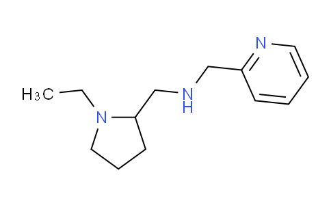 CAS No. 727360-98-7, 1-(1-Ethylpyrrolidin-2-yl)-N-(pyridin-2-ylmethyl)methanamine